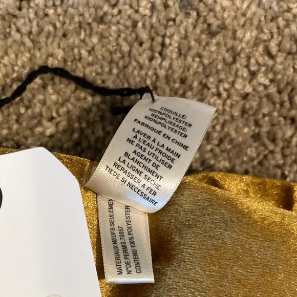 NWT LEITH Nordstrom Stunning Gold Scarf Wrap Thick Warm Gorgeous 62" x 7" - Picture 7 of 8